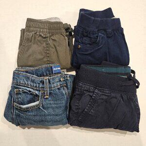 Pre- owned Pants Bundle of 4 For Boys 4 Years Different Colors and Brands